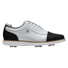 Load image into Gallery viewer, FootJoy Traditions Cap Toe Womens Golf Shoes - White/Black/B Medium/6.0
 - 4