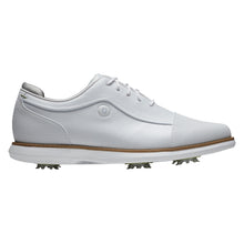 Load image into Gallery viewer, FootJoy Traditions Cap Toe Womens Golf Shoes - White/B Medium/6.0
 - 1