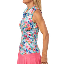 Load image into Gallery viewer, Scratch Seventy Erin Print Womens SL Golf Polo - Floral/L
 - 1