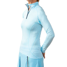 Load image into Gallery viewer, Scratch Seventy Shannon Womens Golf 1/4 Zip - Light Blue/L
 - 1