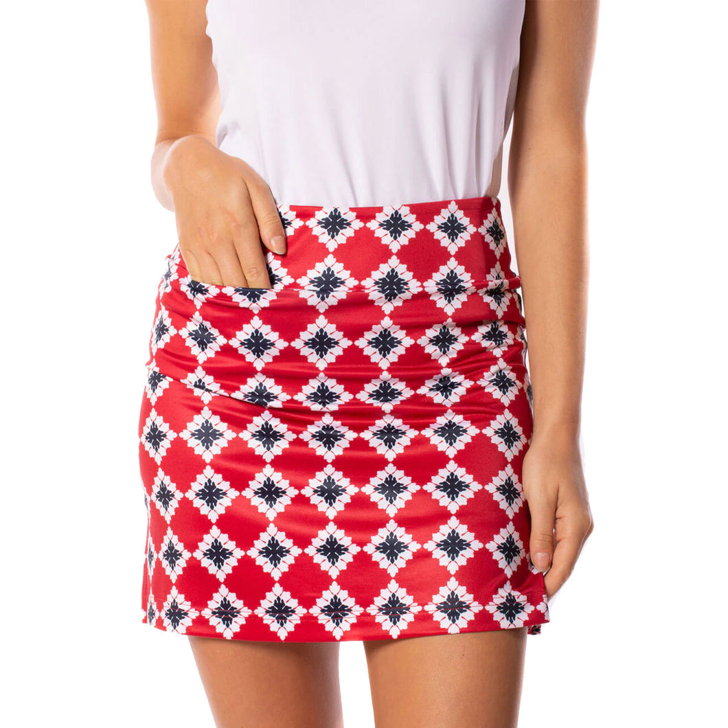 Golftini Serendipity 17.5in Womens Golf Skort - Serendipity/XL