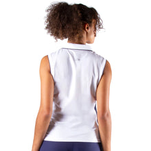 Load image into Gallery viewer, NVO Basia White Womens Sleeveless Golf Polo
 - 2