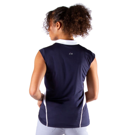 NVO Maxine Mock Navy Womens Golf Polo