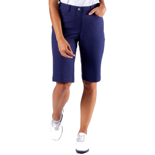 NVO Bailey Long 12.5in Womens Golf Shorts - NAVY 400/12