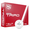 Wilson Triad R White Golf Balls - Dozen