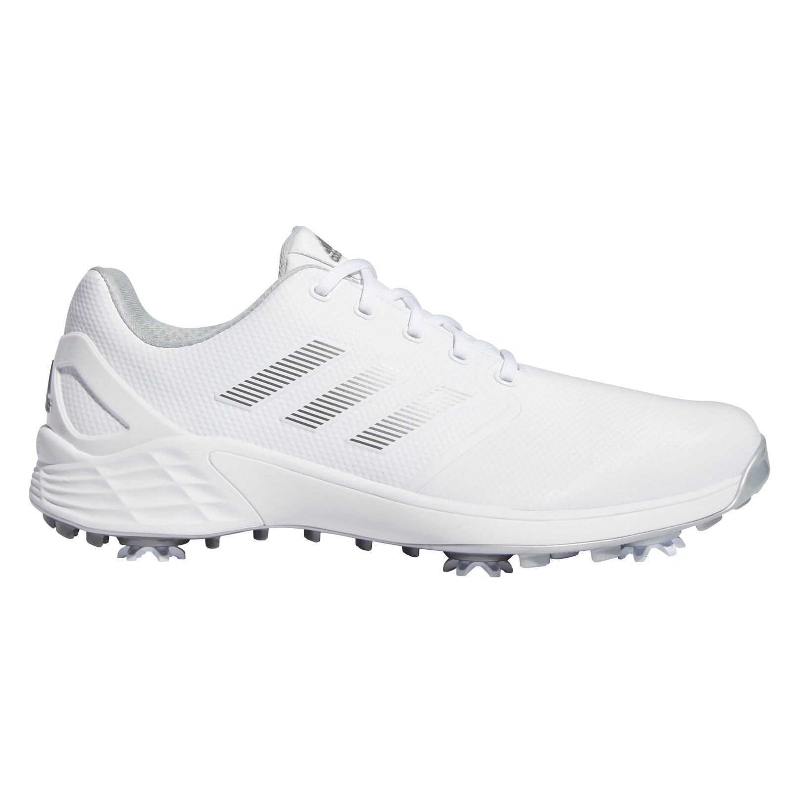 Adidas ZG21 White Silver Mens Golf Shoes – Golf-Clubs.com