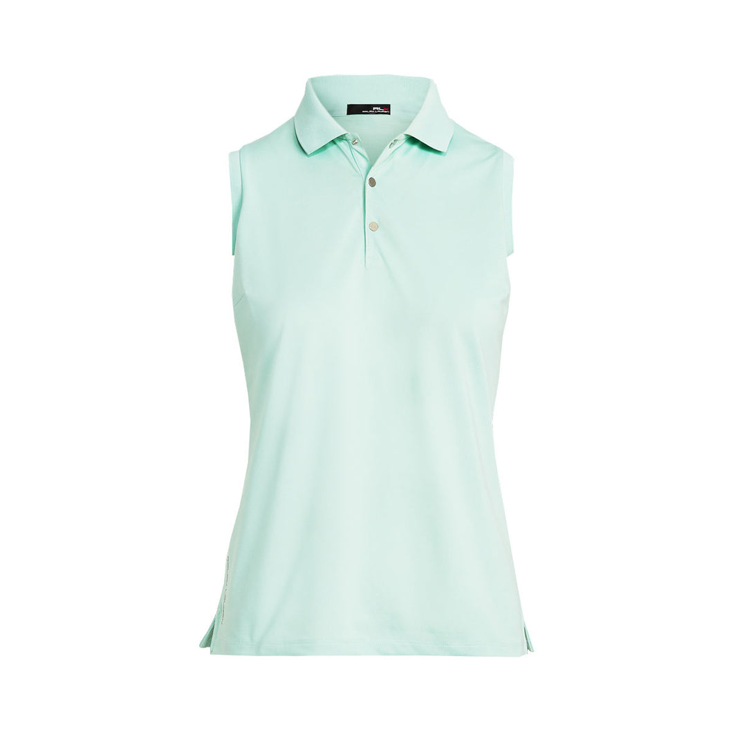RLX Ralph Lauren Tourne Green Womens SL Golf Polo - April Green/M