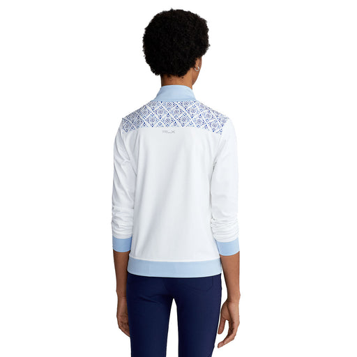 RLX Ralph Lauren Powr Stretch Wht Blu Wmn Golf Jkt