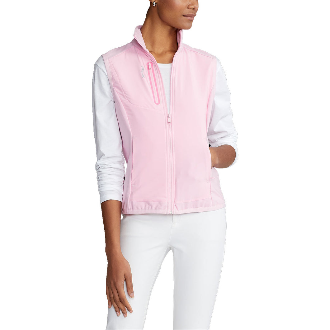 RLX Ralph Lauren Techy Terry Rose Womens Golf Vest - Taylor Rose/L