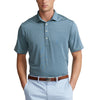 RLX Ralph Lauren Lightweight Airflow Feed Stripe Green Mens Golf Polo