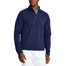Load image into Gallery viewer, RLX Ralph Lauren Mock Terry NY Mens Golf 1/2 Zip - French Navy/XL
 - 1