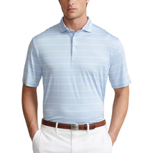 Load image into Gallery viewer, RLX Ralph Lauren Yarn FTWT Air Bl Mens Golf Polo - Elite Blue/Wht/XL
 - 1
