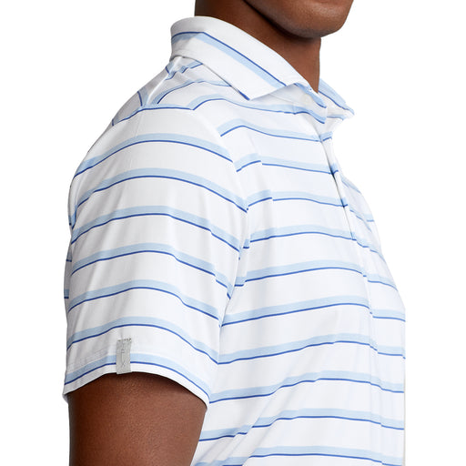 RLX Ralph Lauren LTWT Wide Stripe WH Men Golf Polo