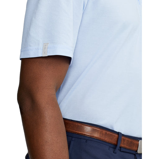 RLX Ralph Lauren Tour Pique Blue Mens Golf Polo