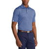 RLX Ralph Lauren Featherweight Pencil Stripe French Navy Mens Golf Polo