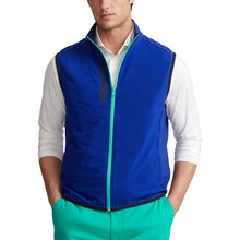 Load image into Gallery viewer, RLX Ralph Lauren Tech Terry Her Roy Mens Golf Vest - Royal/Cabo Grn/XL
 - 1