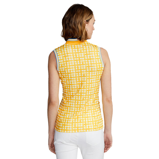 RLX Ralph Lauren Mesh Mix Yellow Wmns SL Golf Polo