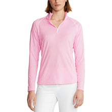 Load image into Gallery viewer, RLX Ralph Lauren Airflow Rose Women LS Quarter Zip
 - 2