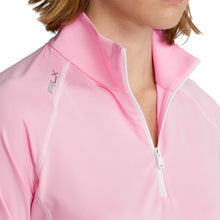 Load image into Gallery viewer, RLX Ralph Lauren Airflow Rose Women LS Quarter Zip
 - 4