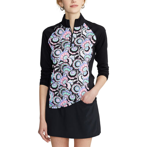 RLX Ralph Lauren Print Airflow Blk Womens LS Qz