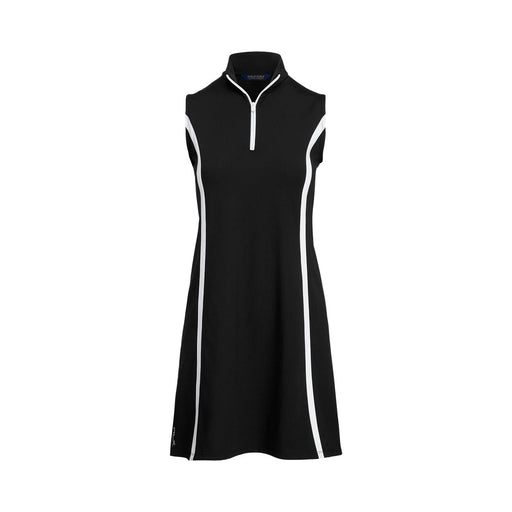 RLX Ralph Lauren Polo Black Womens QZ Golf Dress - Polo Black/Wht/L