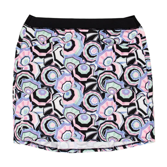 RLX Ralph Lauren Printed Aim 15in Umbrella Black Womens Golf Skort