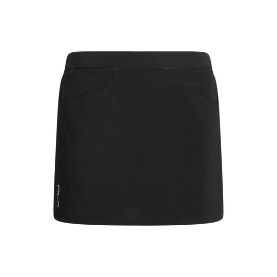 RLX Ralph Lauren Back Pleated 15in Polo Black Womens Golf Skort