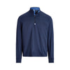 Polo Golf Ralph Lauren Stretch Peached Jersey Navy Elite Blue Mens Golf 1/2 Zip