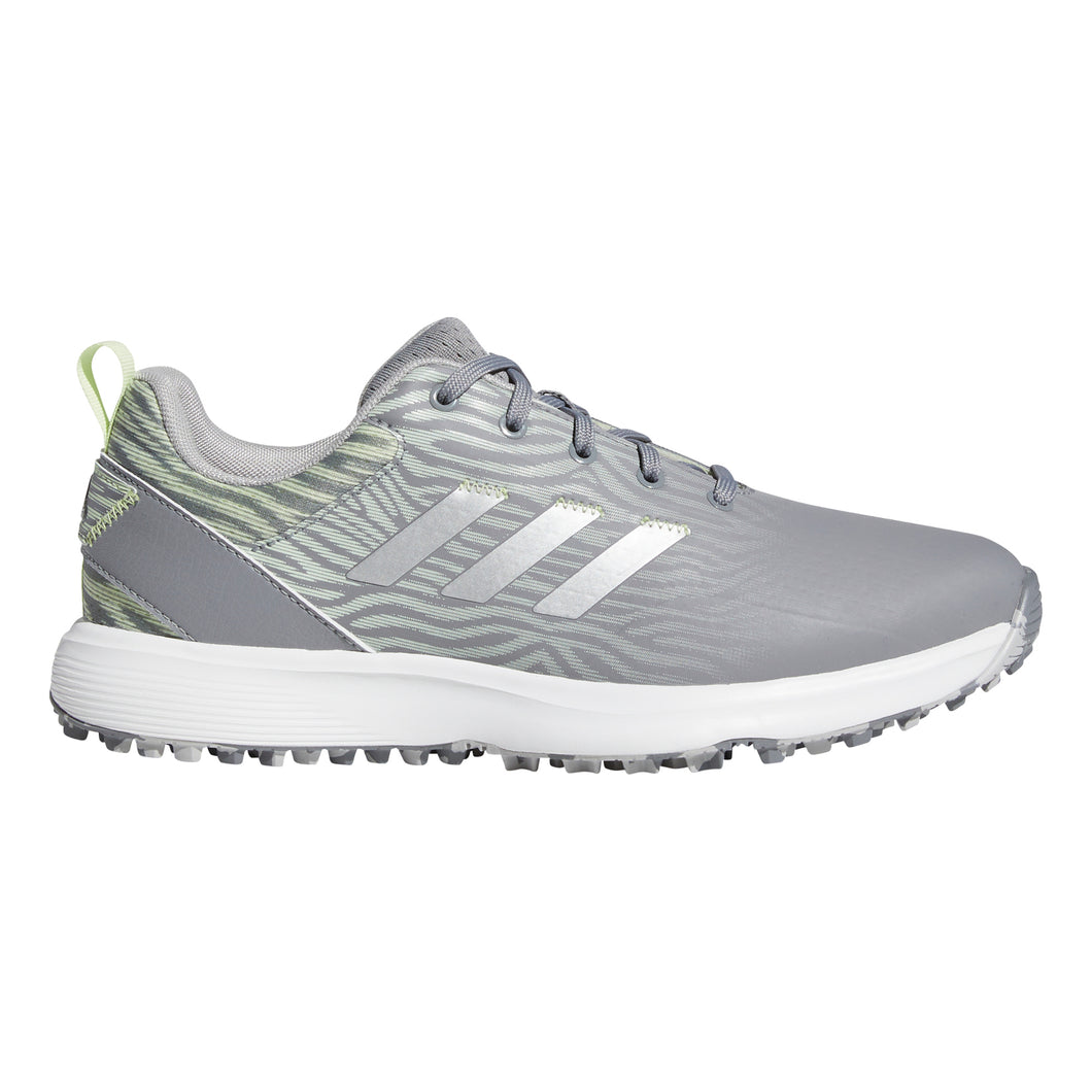 Adidas S2G Spikeless Grey Womens Golf Shoes - GY3/SLV/LIM 036/B Medium/10.0