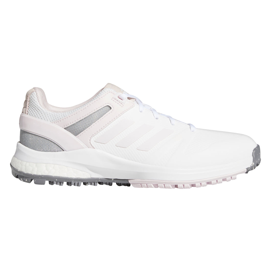 Adidas EQT Spikeless White-Pink Womens Golf Shoes - WHT/PNK/GY3 100/B Medium/11.0