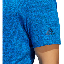Load image into Gallery viewer, Adidas Abstract Print Blue Rush Mens Golf Polo
 - 3