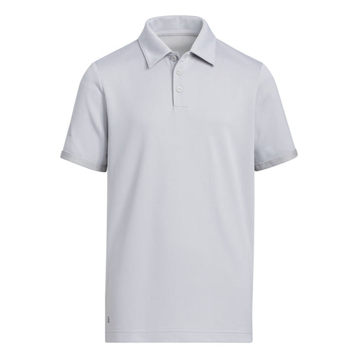 Adidas Pique White Boys Golf Polo - White/XL