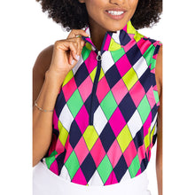 Load image into Gallery viewer, Kinona Keep it Covered Printed Womens SL Golf Polo - MDRN ARGYLE 937/L
 - 3