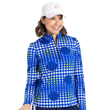 Load image into Gallery viewer, Kinona Keep It Covered Printed Women LS Golf Shirt - DOT MATRIX 933/L
 - 1