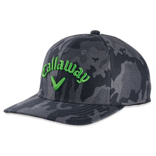 Load image into Gallery viewer, Callaway CG Tour Junior Golf Hat - Blk Camo/Grn
 - 1