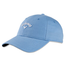 Load image into Gallery viewer, Callaway Heritage Twill Womens Golf Hat - Blu/Wht
 - 3