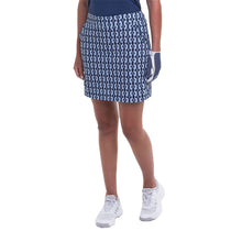 Load image into Gallery viewer, EP NY Ribbon Lattice Inky 19in Womens Golf Skort
 - 1