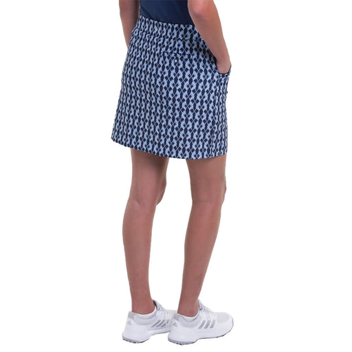 EP NY Ribbon Lattice Inky 19in Womens Golf Skort