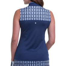 Load image into Gallery viewer, EP NY Zip Mandarin Inky Womens Sleevless Golf Polo
 - 2