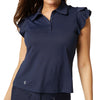 GGBlue Harper Navy Womens Short Sleeve Golf Polo