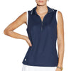 GGBlue Aspen Navy Womens Sleeveless Golf Polo