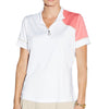 GGBlue Jesse White Punch Womens Golf Polo