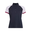 J. Lindeberg Perinne Navy Womens Golf Polo