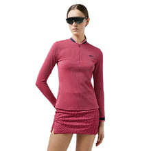 Load image into Gallery viewer, J. Lindeberg Leonor Mid Womens Golf Pull Over - ANEMONE Q252/L
 - 1