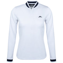 Load image into Gallery viewer, J. Lindeberg Leonor Mid Womens Golf Pull Over - WHITE 0000/L
 - 3