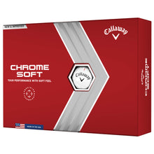 Load image into Gallery viewer, Callaway Chrome Soft Golf Balls - Dozen - White
 - 1