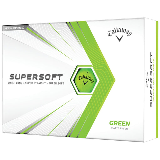 Callaway Supersoft Matte Golf Balls - Dozen - Green