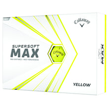 Load image into Gallery viewer, Callaway Supersoft Max Yellow Golf Balls - Dozen - Default Title
 - 1
