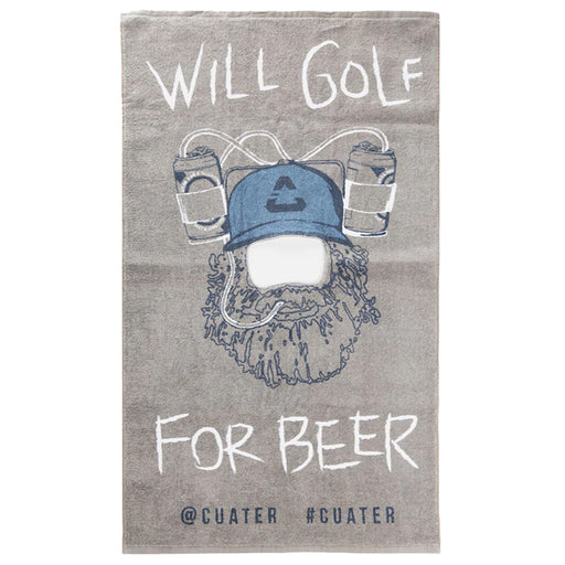Cuater by TravisMathew Happy Head Golf Towel - Sleet 0slt