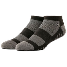 Load image into Gallery viewer, Cuater by TravisMathew Eighteener Ankle Socks - Black/Grey 0blg/One Size
 - 1